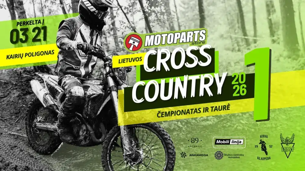 2026 Lietuvos Cross Country čempionatas ir taurė I etapas!