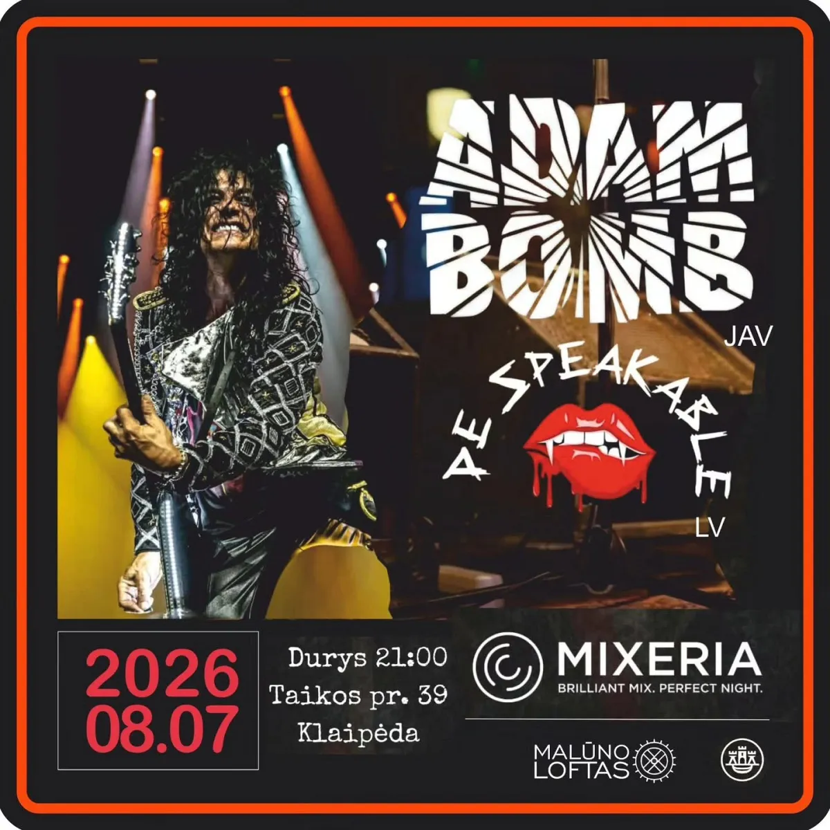 ADAM BOMB x De Speakable | MIXERIA