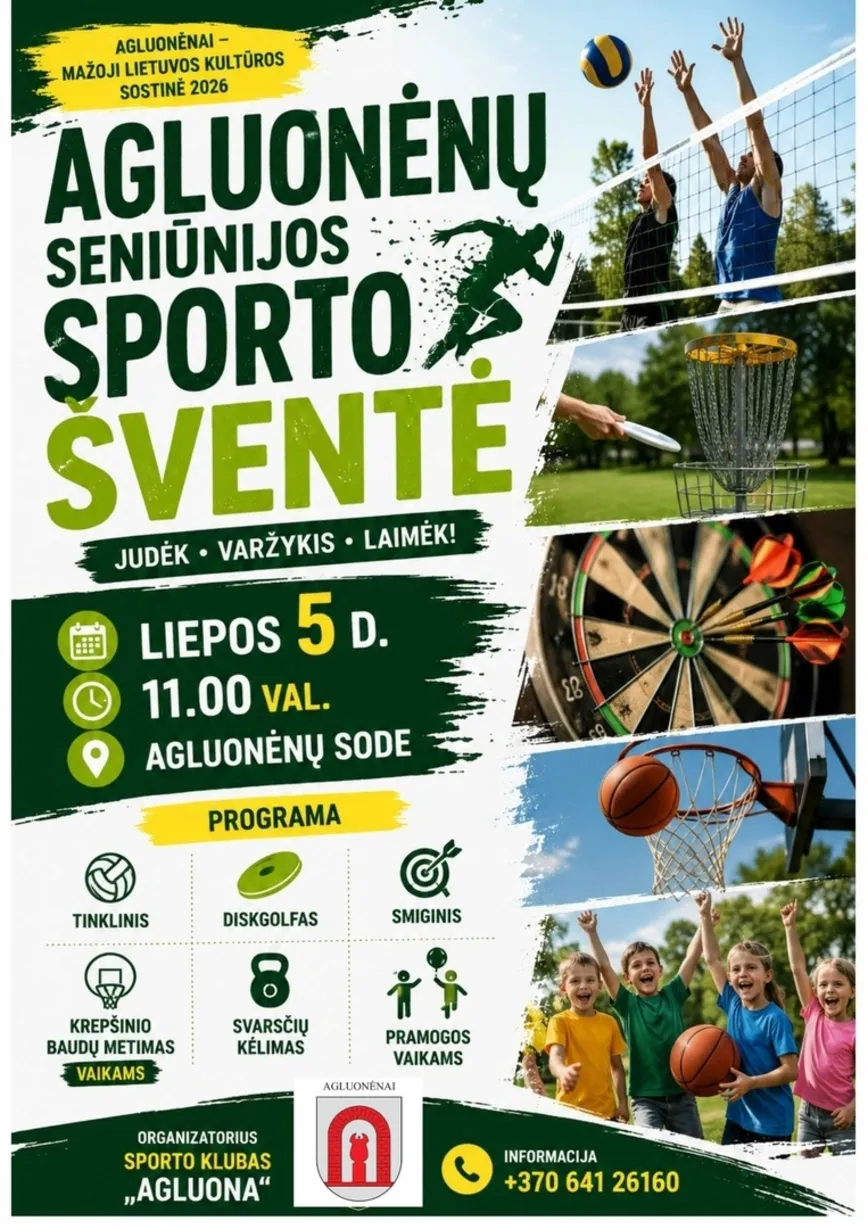 Agluonėnų seniūnijos sporto šventė