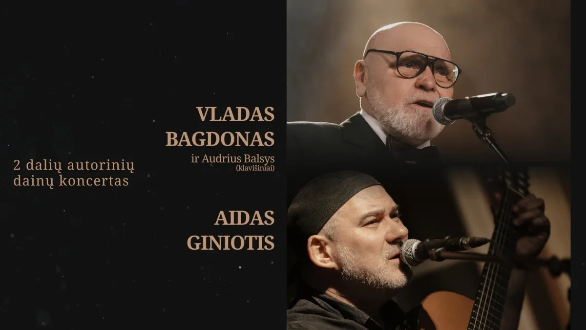 Aidas Giniotis, Vladas Bagdonas ir Audrius Balsys | Klaipėdos koncertų salė