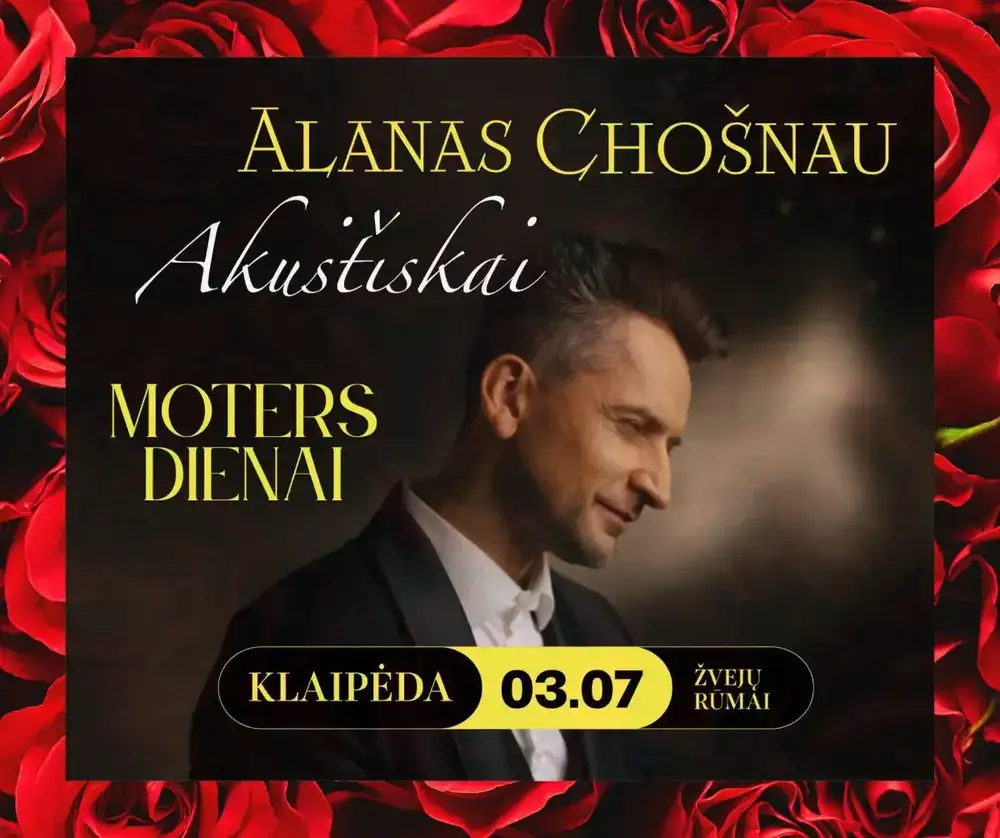 Alanas Chošnau "Akustiškai" Klaipėda!