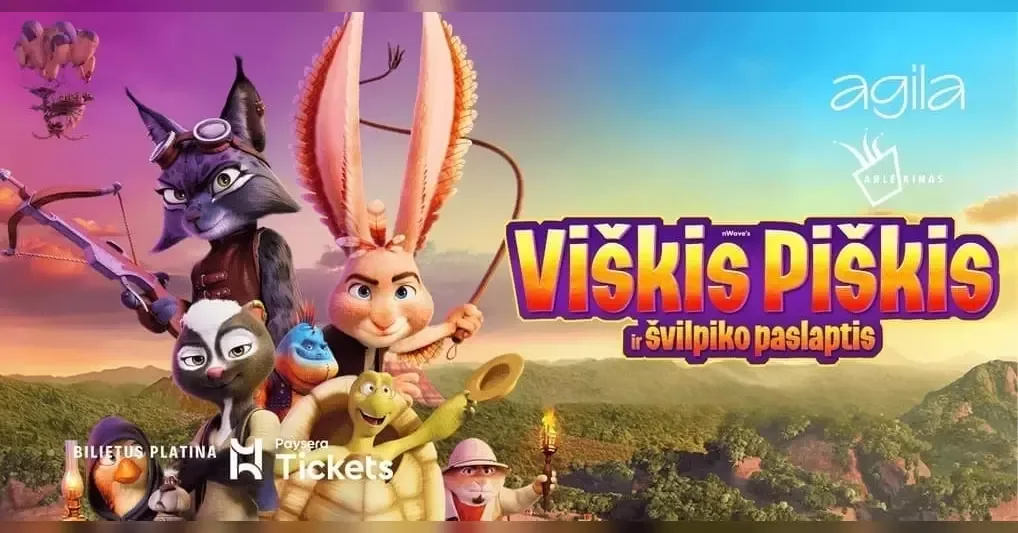 Animacinis filmas „VIŠKIS PIŠKIS IR ŠVILPIKO PASLAPTIS"