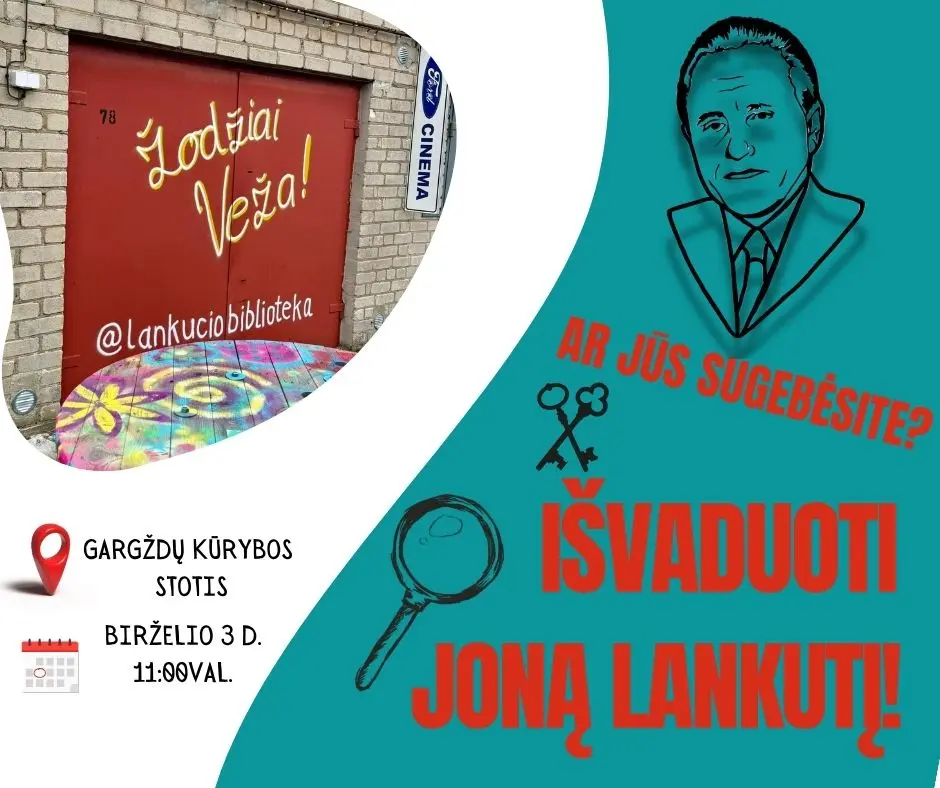 Ar jūs sugebėsite išvaduoti Joną Lankutį?