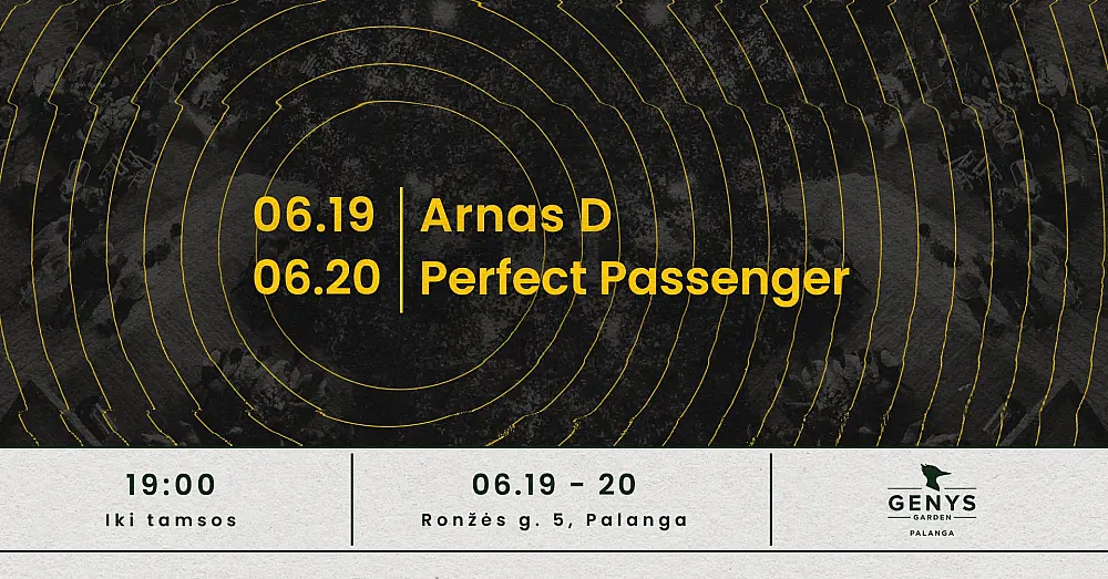 Arnas D / Perfect Passenger / Palanga