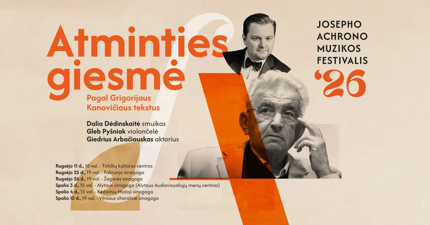 Atminties giesmė: Giedrius Arbačiauskas, Dalia Dėdinskaitė,Gleb Pyšniak