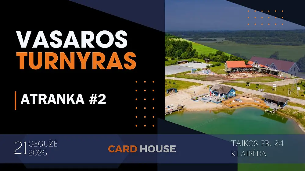 Atranka #2 : Sportinis pokeris Klaipėdoje