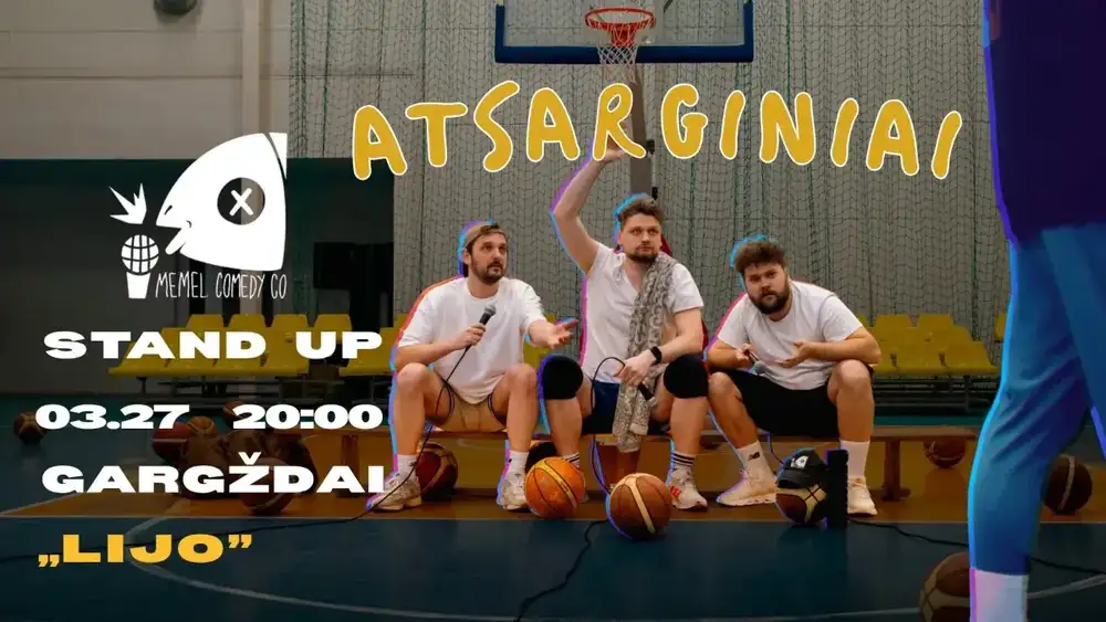 Atsarginiai | Memel Comedy Co | Stand Up turas