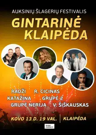 Auksinių šlagerių festivalis GINTARINĖ KLAIPĖDA
