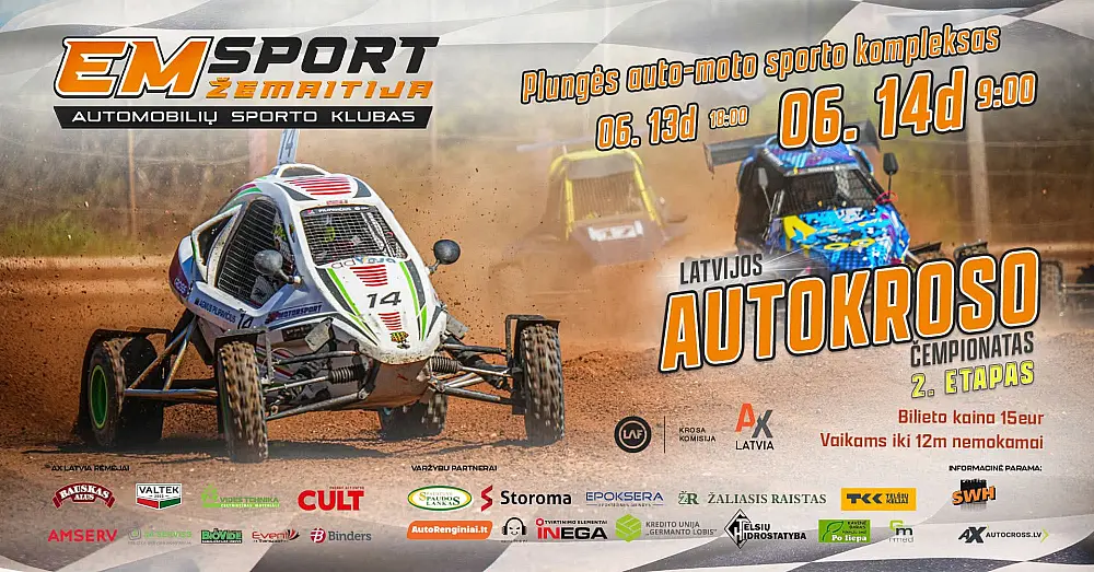 Autokrosas Plungėje | AX Latvia round 2