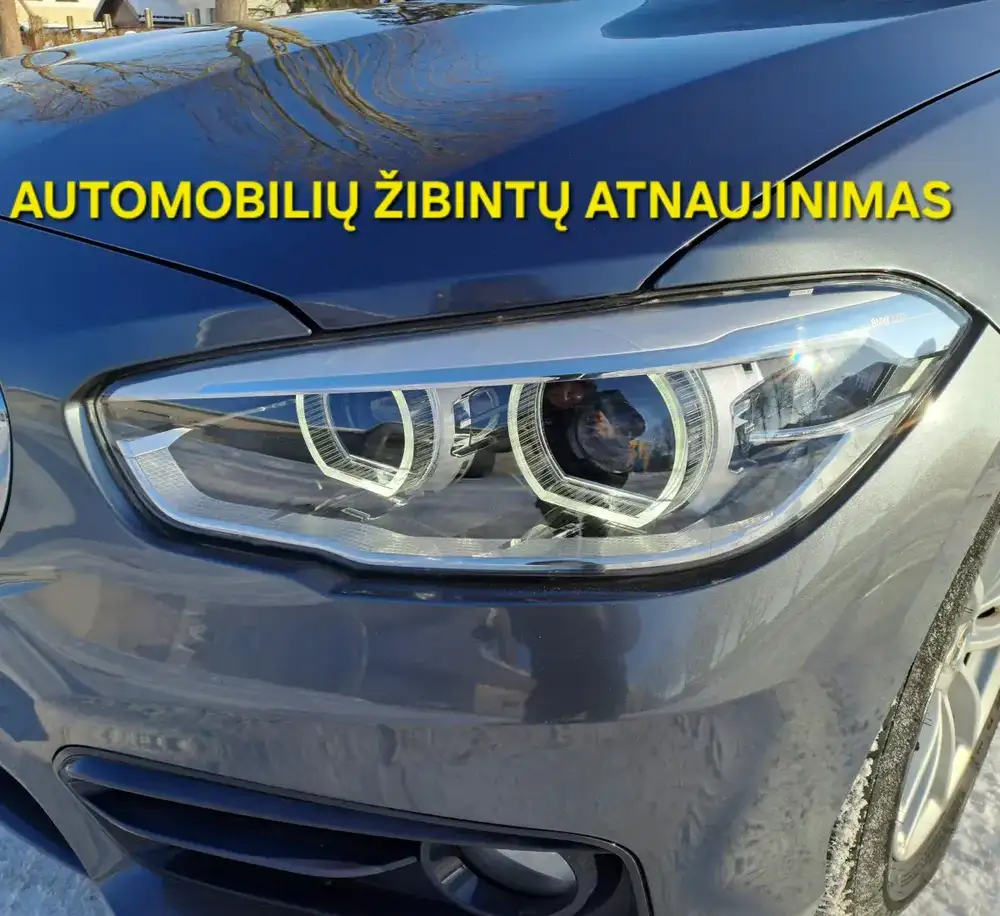 AUTOMOBILIŲ ŽIBINTŲ POLIRAVIMAS IRATNAUJINIMAS