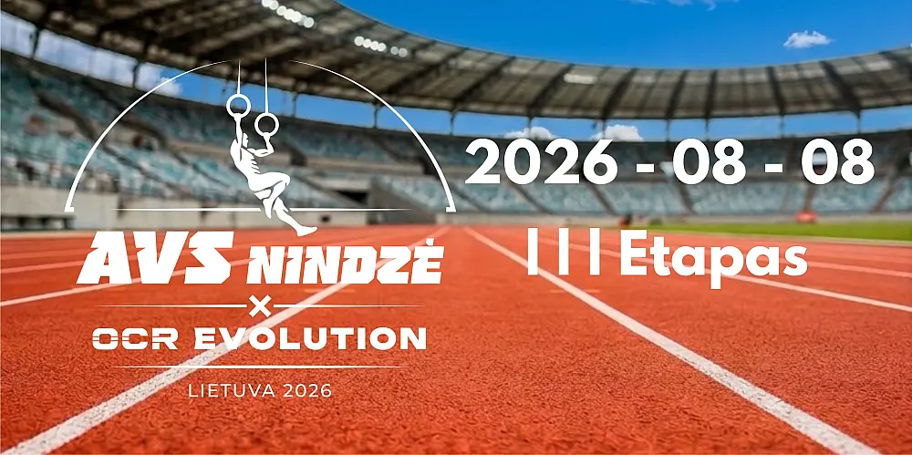 AVS Nindzė Lietuva 2026 3 ETAPAS