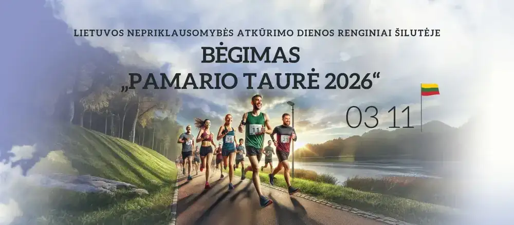 Bėgimas "Pamario taurė 2026" Šilutė