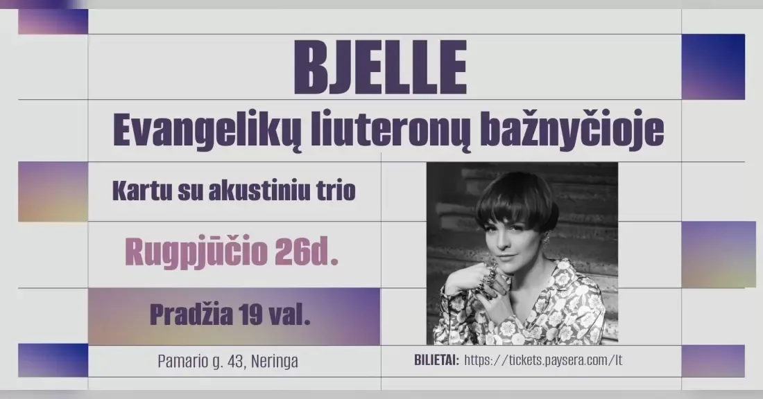 Bjelle | Akustinis trio | Nida
