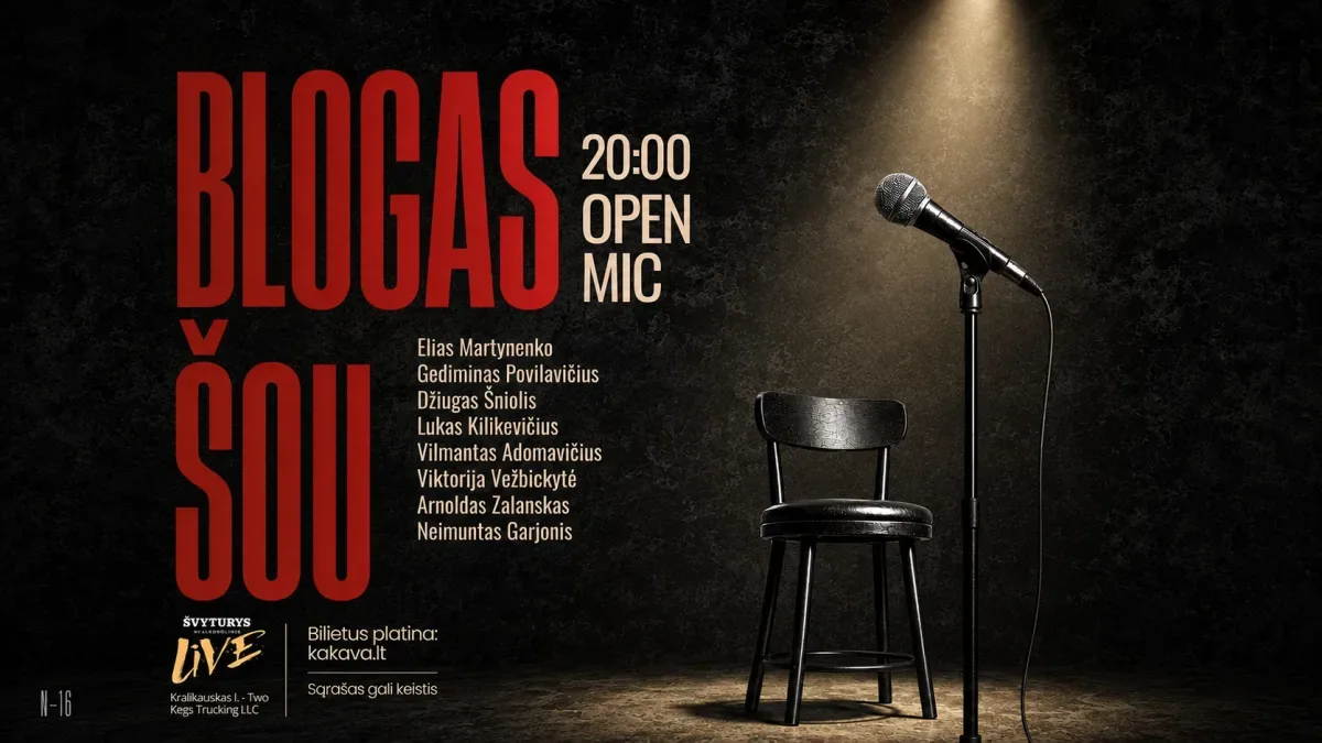 BLOGAS ŠOU | Open Mic | Sangrita Nida