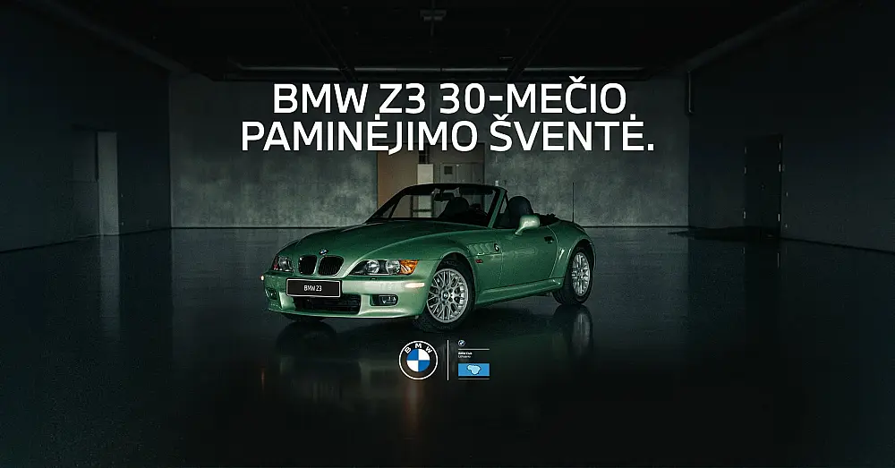 BMW Z3 30 metų jubiliejus Klaipėdoje