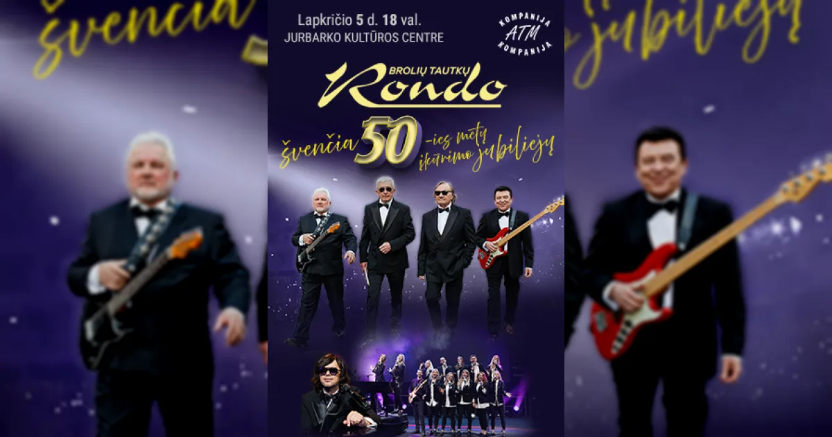 BROLIŲ TAUTKŲ RONDO švenčia 50- ies metų įkūrimo jubiliejų!