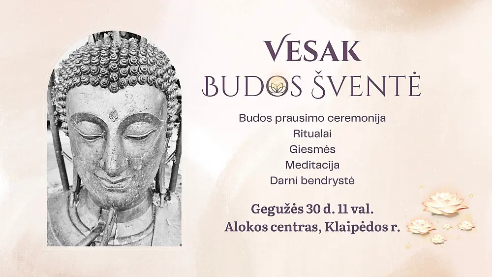 Budos šventė 2026 VESAK