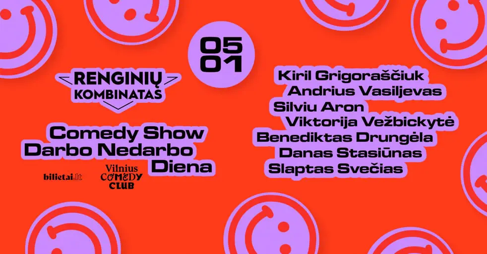 COMEDY SHOW: DARBO NEDARBO DIENA | KLAIPĖDA