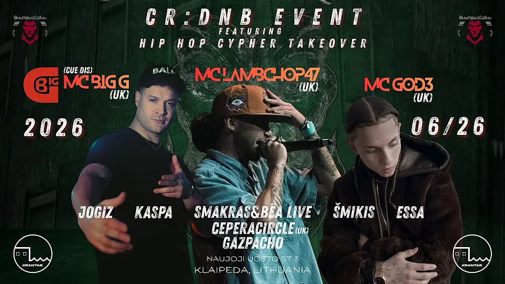 CR: DNB event feat. HIP-HOP