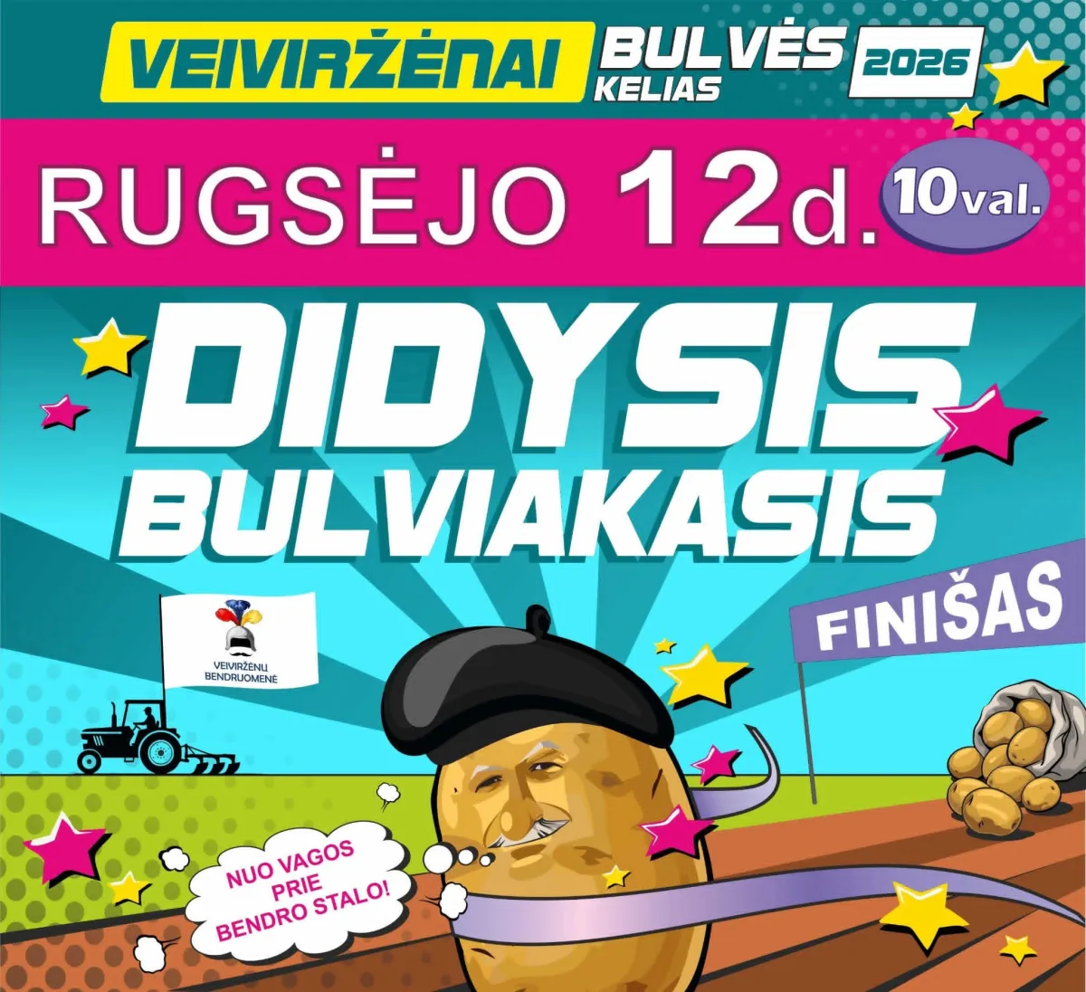 Didysis bulviakasis 2026 Veiviržėnai