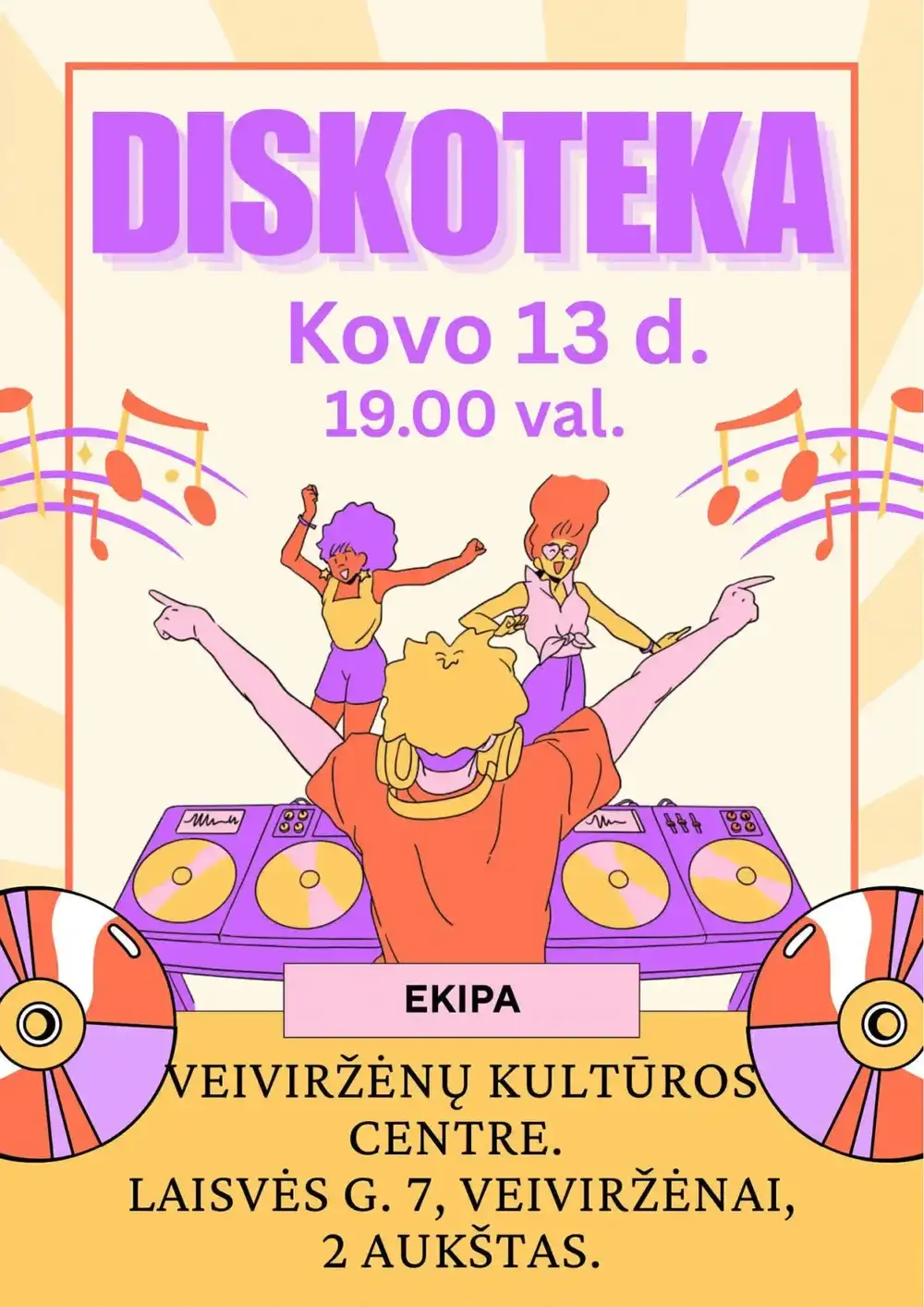 Diskoteka | Veiviržėnai.