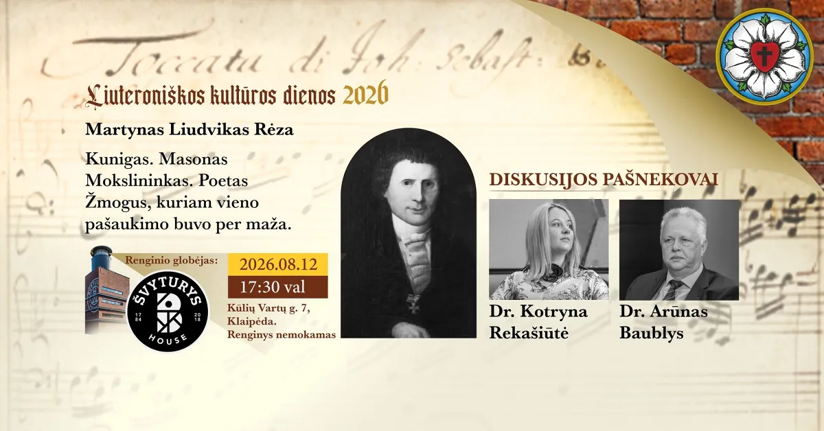 Diskusija: Rėza - žmogus, kuriam vieno pašaukimo buvo per maža