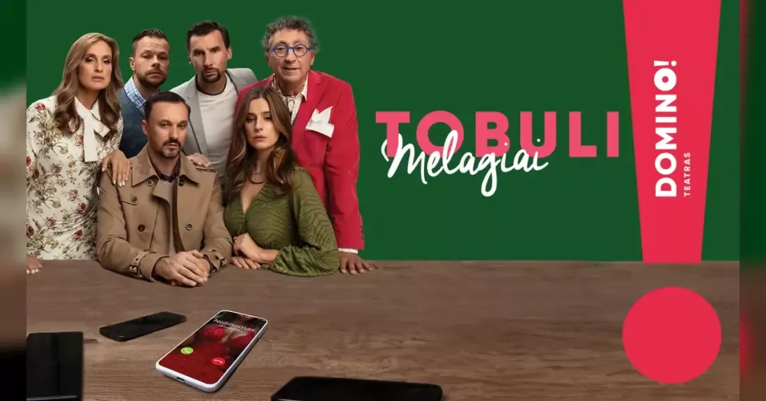DOMINO teatras | komedija TOBULI MELAGIAI