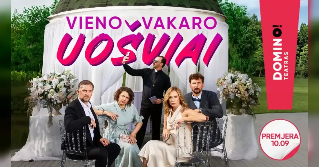 DOMINO teatras | premjera VIENO VAKARO UOŠVIAI