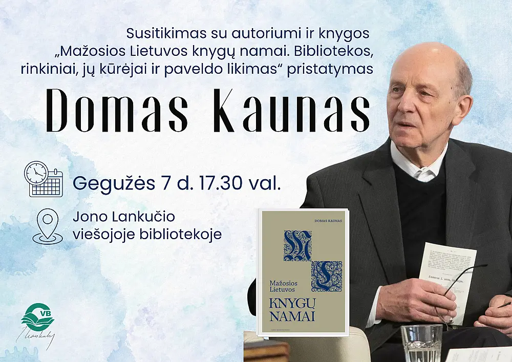 Domo Kauno naujausios knygos sutiktuvės