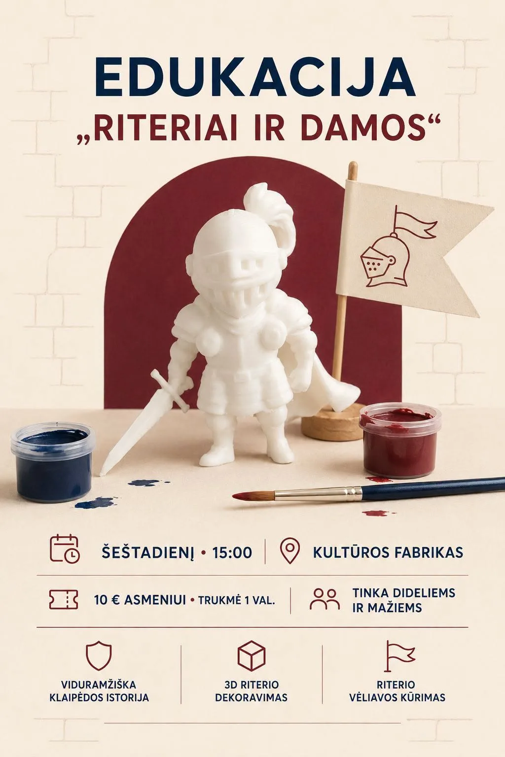 Edukacija ,,Riteriai ir damos"