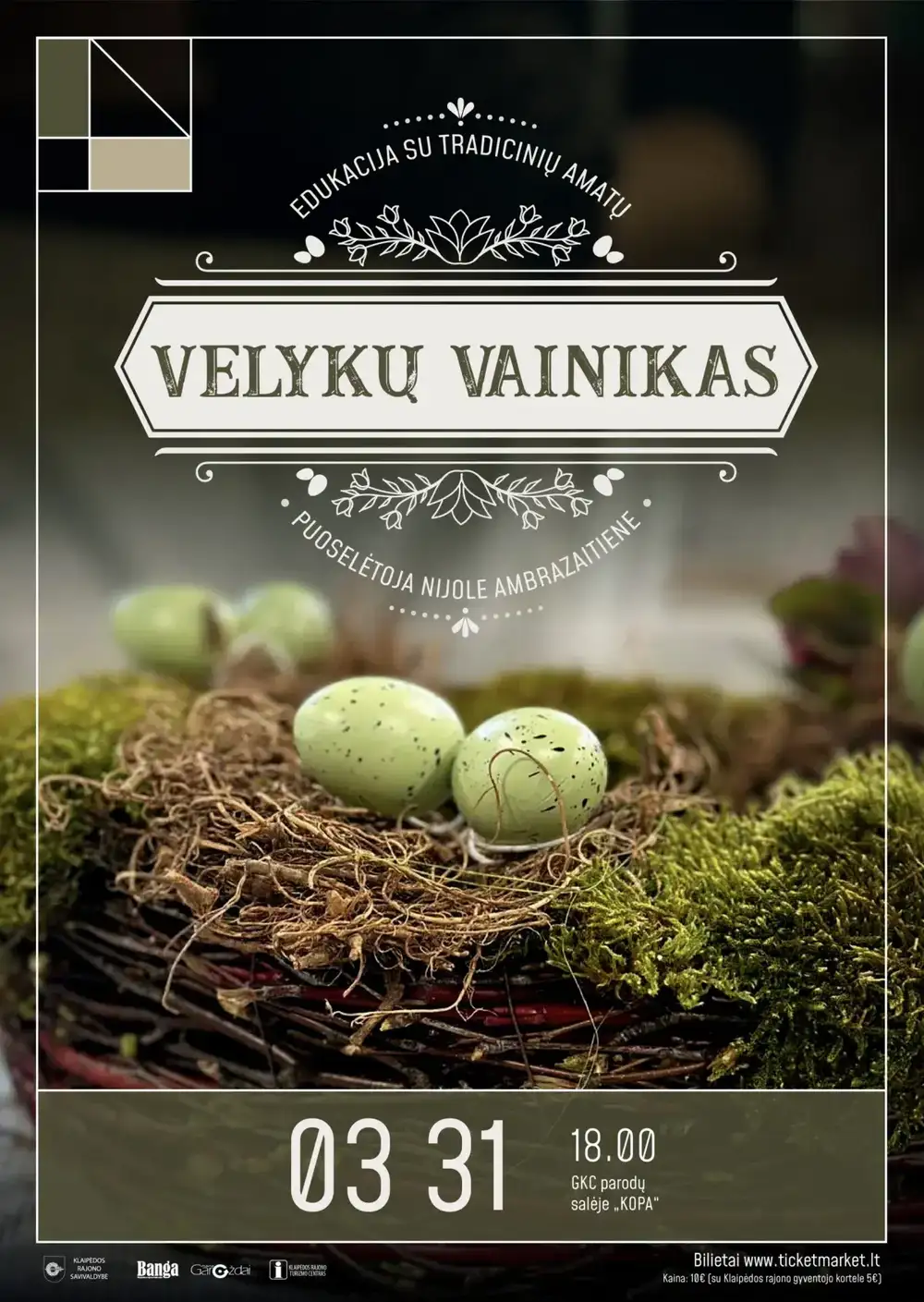 Edukacija „Velykų vainikas“