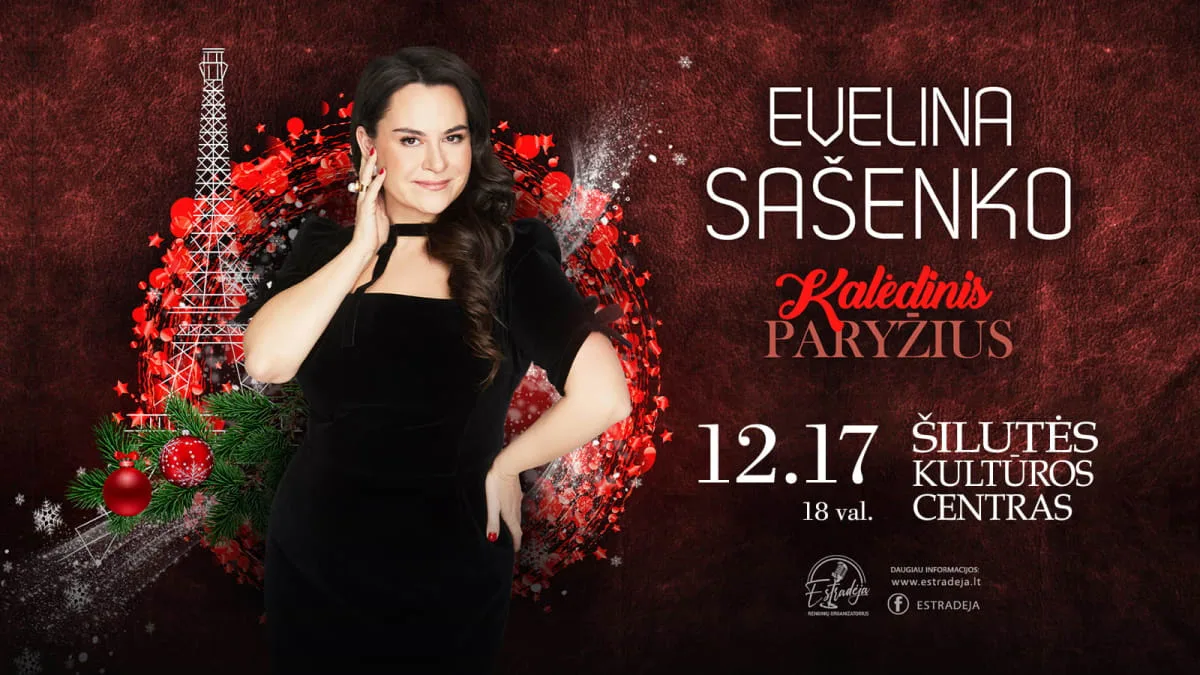EVELINA SAŠENKO | KALĖDINIS PARYŽIUS