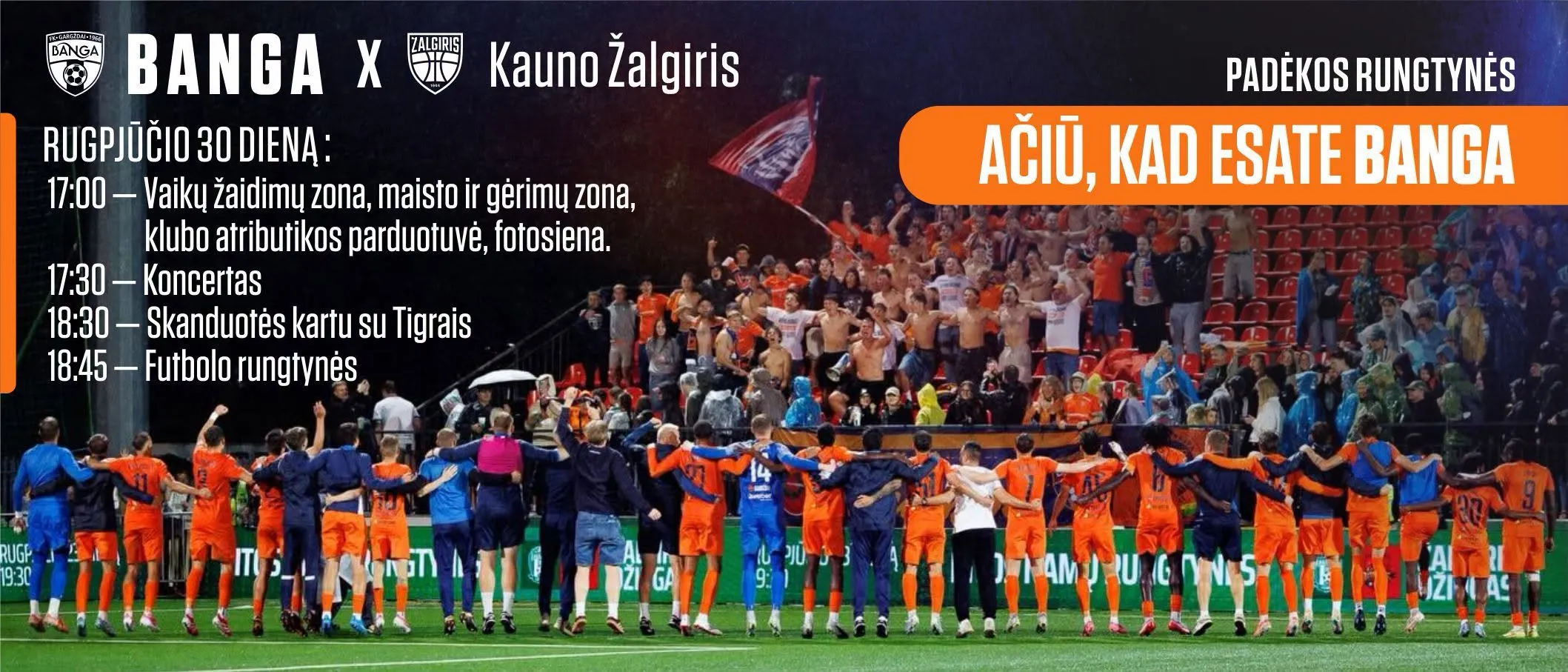 FK Gargždų Banga - Kauno Žalgiris - renginys