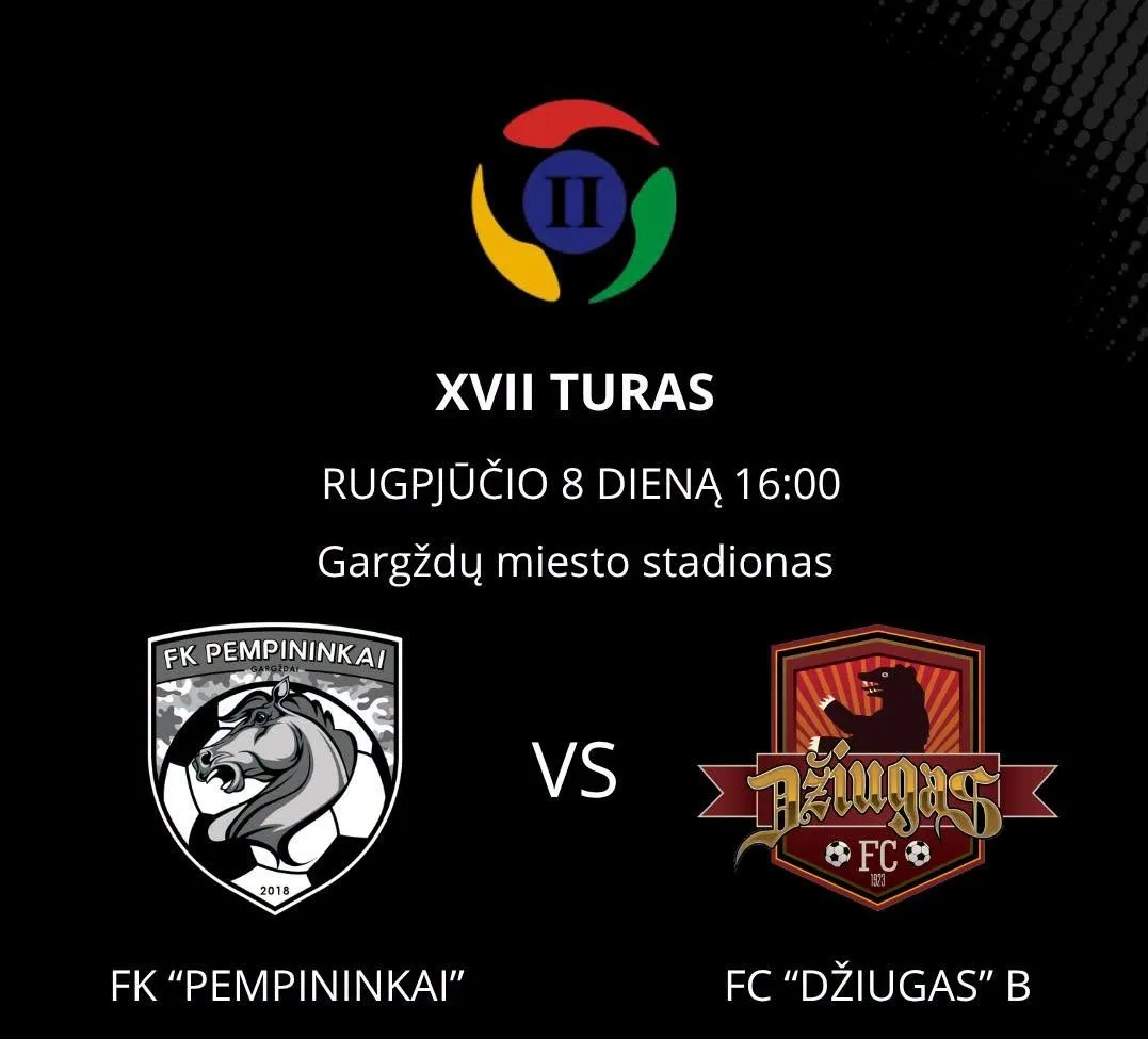 FK PEMPININKAI x FC DŽIUGAS B