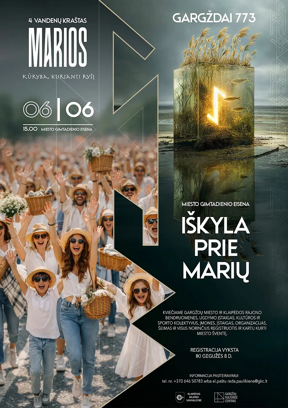 Gargždų gimtadienio eisena "Iškyla prie marių"
