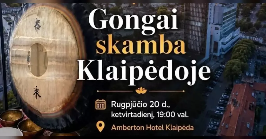 Gongai Klaipėdoje. Veda Vyrenijus.