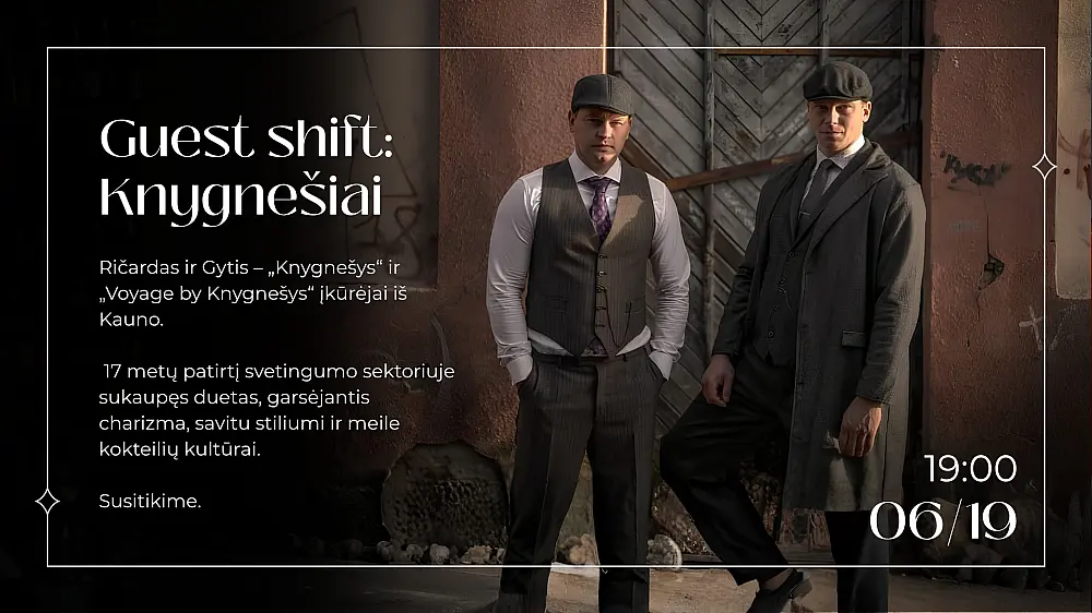 Guest Shift: Knygnešiai | Jausmai | Klaipėda