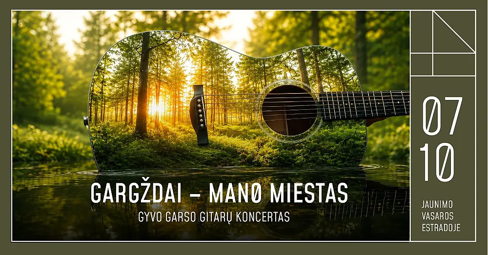 Gyvo garso gitarų koncertas "Gargždai - mano miestas"