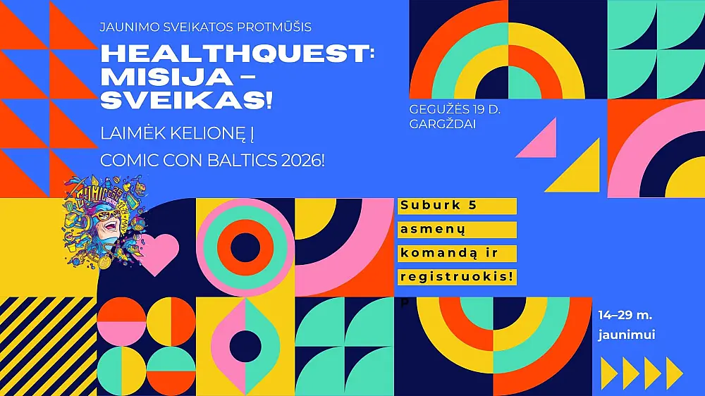 HealthQuest: Misija - Sveikas! Jaunimo protmūšis Gargžduose