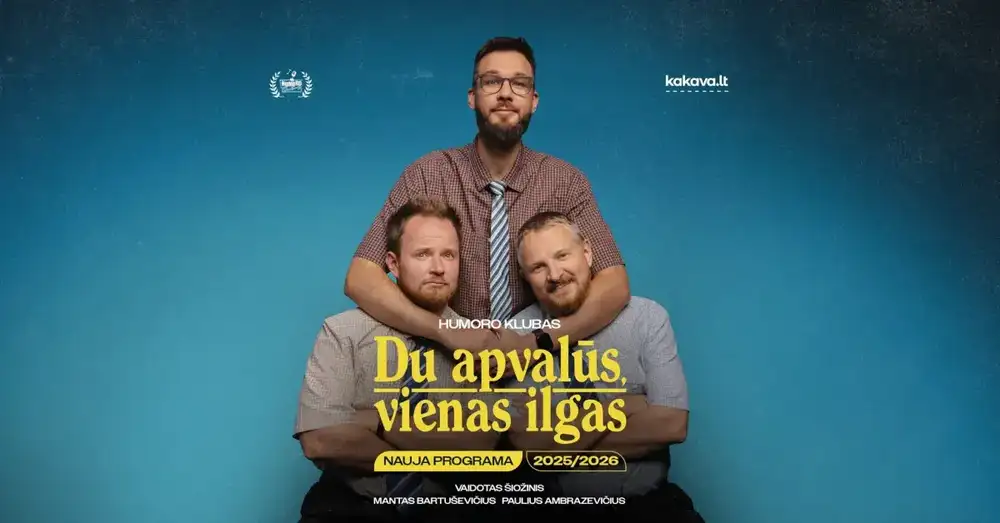 „Humoro klubas“ su programa „Du apvalūs, vienas ilgas“