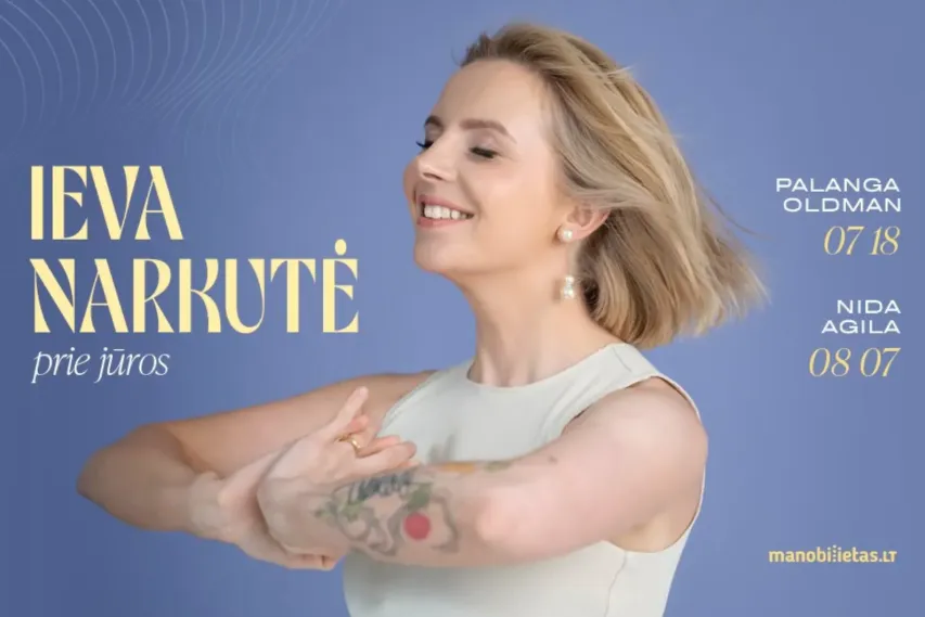 Ieva Narkutė prie jūros | Nida
