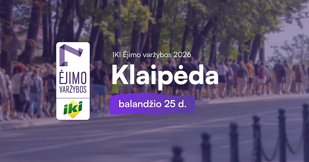 IKI Ėjimo varžybos 2026 Klaipėda