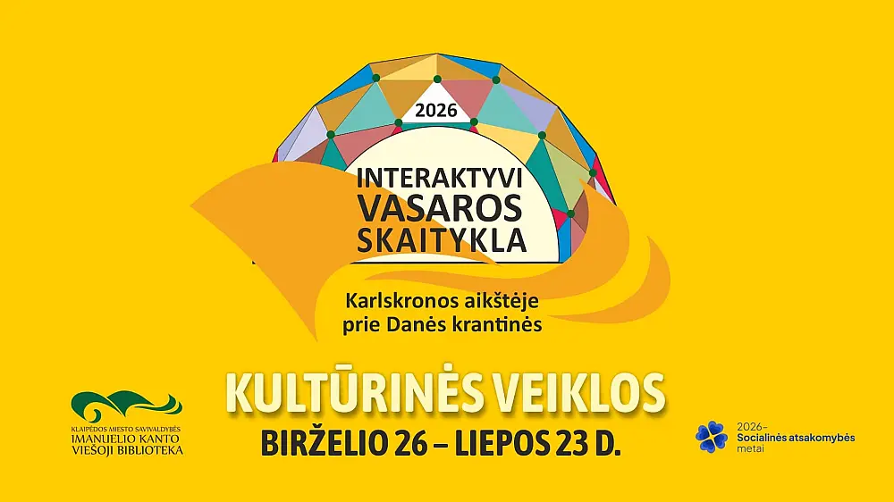 Interaktyvi vasaros skaitykla - kultūrinės veiklos