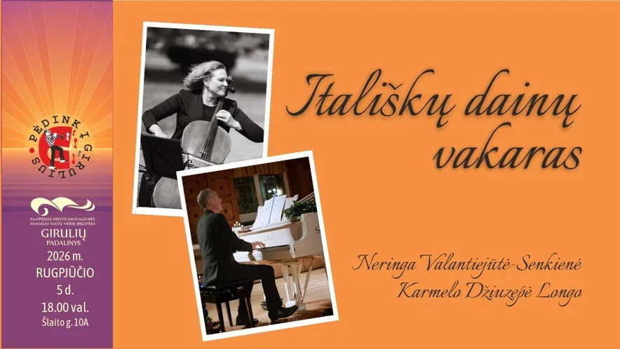 Itališkų dainų vakaras Klaipėdoje