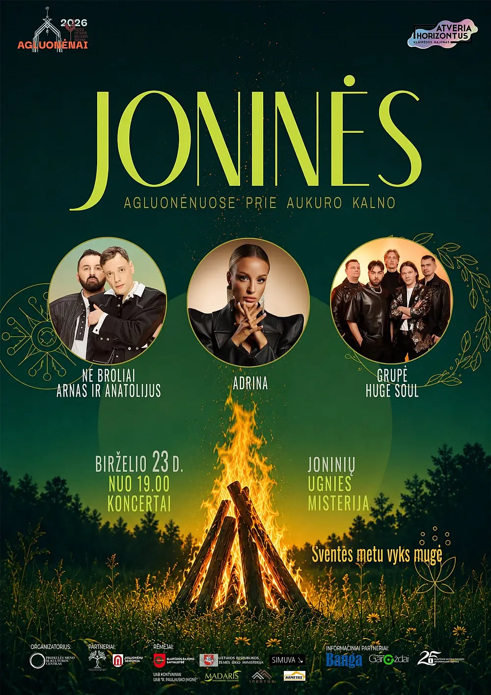 Joninės Agluonėnuose 2026