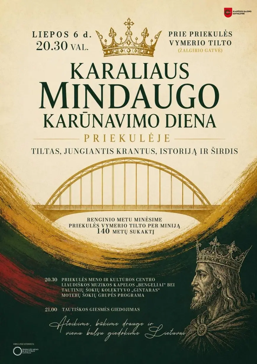 Karaliau Mindaugo karūnavimo diena Priekulėje