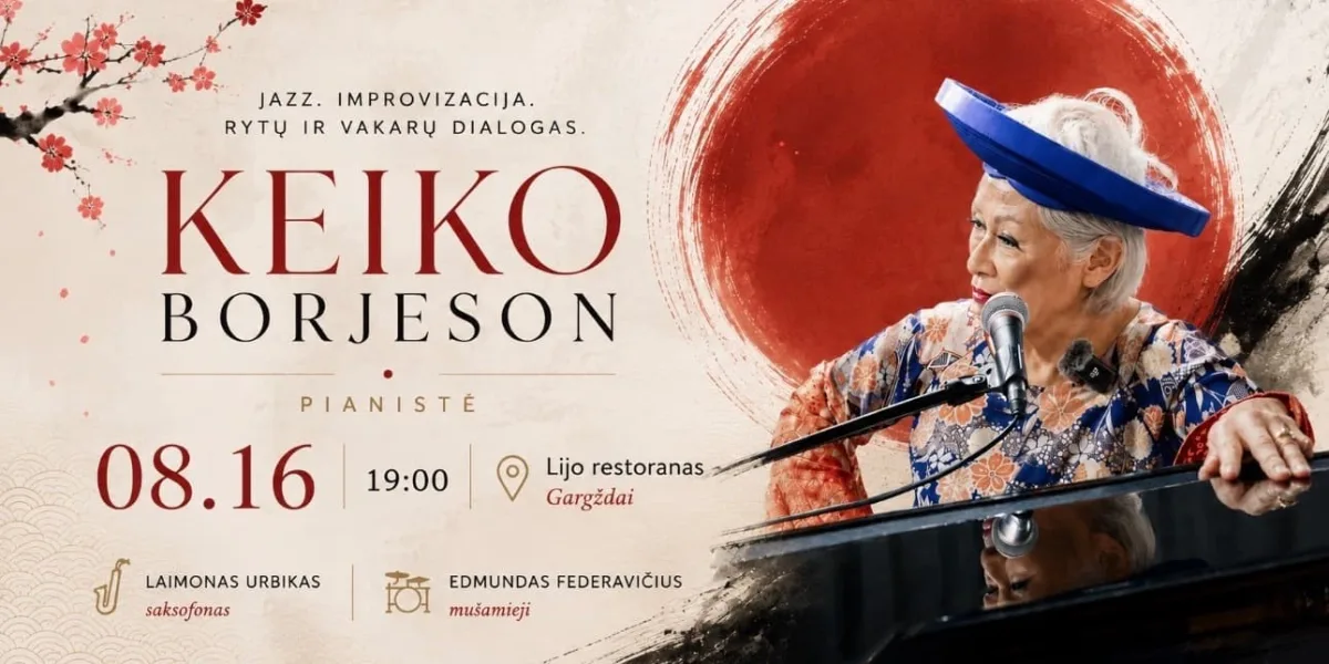 Keiko Borjeson trio „Tekančios saulės improvizacija“