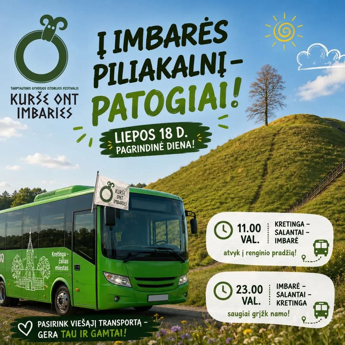 Kelionė į festivalį Kuršē ont Imbaries