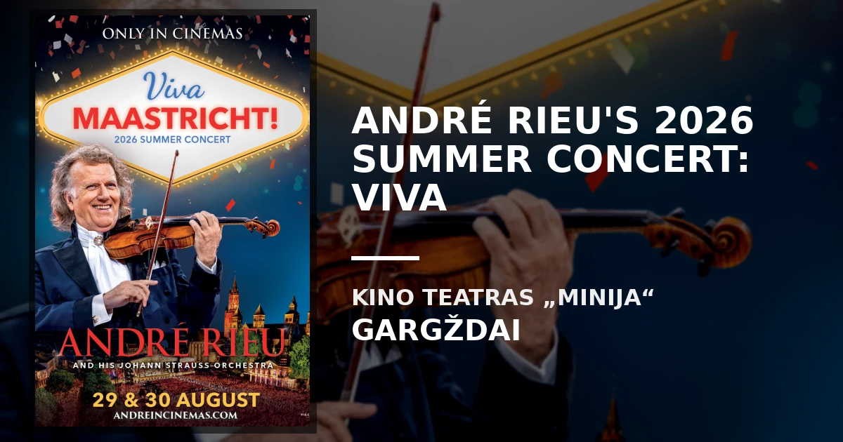 André Rieu's 2026 Summer Concert: Viva Maastricht!