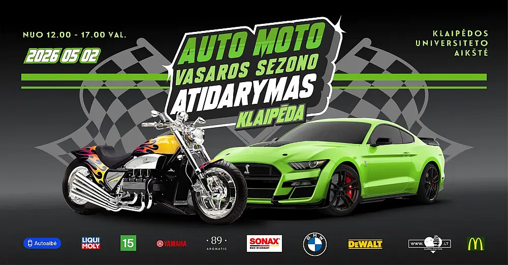 Klaipėdos automobilių sezono atidarymas 2026
